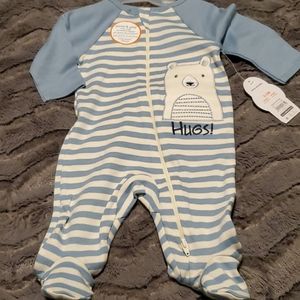 0-3 Month footie pajamas